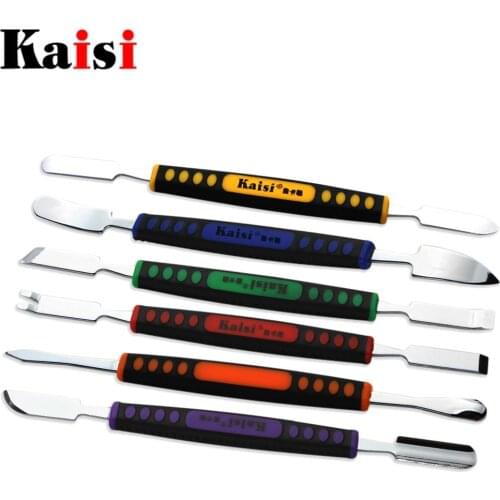 6pcs Dual Ends Metal Spudger Prying Opening Repair tool kit for iPhone,PC,iPad, Tablet Mobile Phone