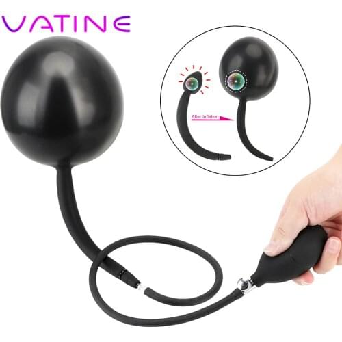 VATINE Butt Plug Inflatable Anal Plug Sex Toys For Woman Prostate Massage Erotic Products Vagina Anus Dilator Sex Shop