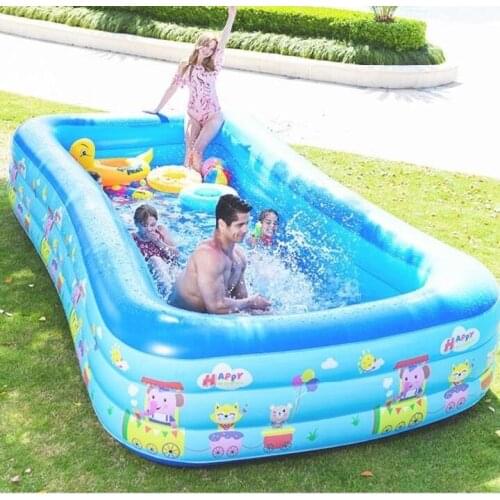 Outdoor Thicken Swimming Pool Extra Large Rectangular Swimming Pool Inflatable Home Basen Ogrodowy Pool Accessories DI50YC