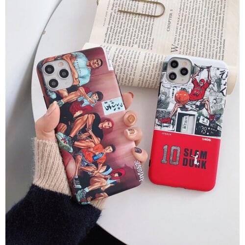 Anime Comic Slam Dunk Sakuragi Phone Cover Case For iphone12 Mini 11 X XS MAX XR 10 8 7 Plus SE Relief Soft Silicone Coque Funda