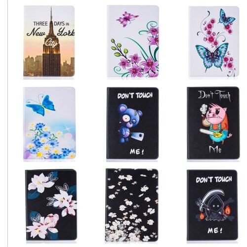 For Apple iPad Pro 9.7 ipad air 3 Butterfly Eiffel Tower PU Leather Flip Case For iPad 7 ipad7 Tablet Cases Cover Sleeve #E