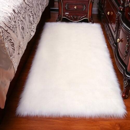Amazon Hot-selling Australia Imitation Wool Carpet Floor Mat Plush Living Room Coffee Table Sofa Bedroom Bedside Bay Window
