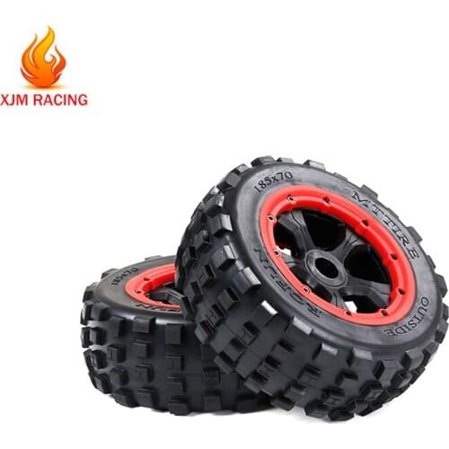 Knobby Wheel Tires 2PCS/Set Gen.4 (Size:185x70) for 1/5 Losi 5ive T Rofun Rovan Lt Km X2 Rc Car Gas Racing Toys Parts