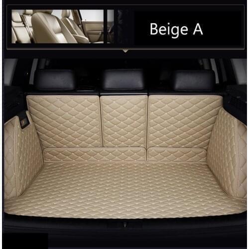 Car trunk mats cargo Liner for Ford Fiesta Mk7 Edge Escape Kuga Fusion Mondeo Ecosport Explorer Focus 6D car-styling rugs liners