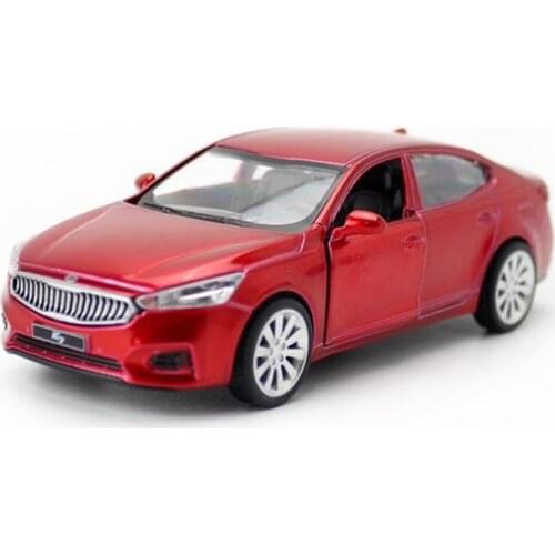 1:43 Scale Diecast Car KIA K7 Alloy Pull-back Car Diecast Metal Model Car for Collection Friend Children Gift V224