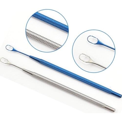 Stainless steel Titanium alloy flushing rod type Crystal wire loop 3*8 5*7 3*12 Chicken heart type