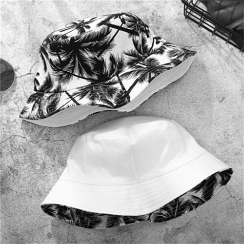 2020 New Summer Bucket Hats Women Mens Hat Double-sided Wear Fishing Hat Fisherman Cap For Boys/Girls 11 Color