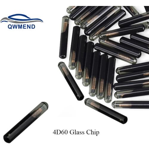 BHKEY 1Pcs New Transponder For Ford Connect Fiesta Ka Mondeo 4D60 Glass Chip ID60 Carbon Original Blank Car Key Chip