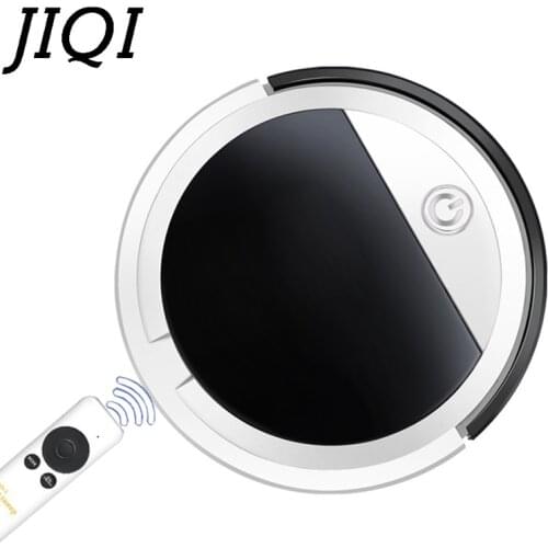 JIQI Electric Robot Vacuum Cleaner Home use HEPA Filter Remote Mopping chargeable Sweeping Dust Dry Cleaning aspirator 110V 220V