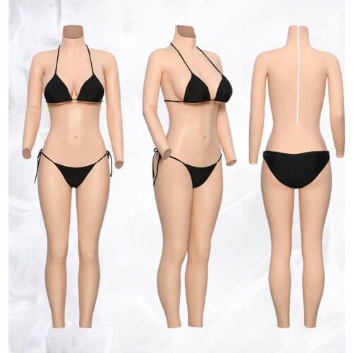 ​CYOMI Silicone Breast Forms Tights D/E Cup Boobs Large Size Whole body Suits For Drag Queen Crossdresser Shemale Can Make Love