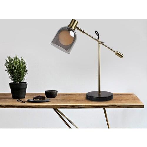 Modern Art Deco E27 Stained Glass Table Lamp Bedside Bedroom Living Room Korean Interior Table and Accessories Light Fixtures