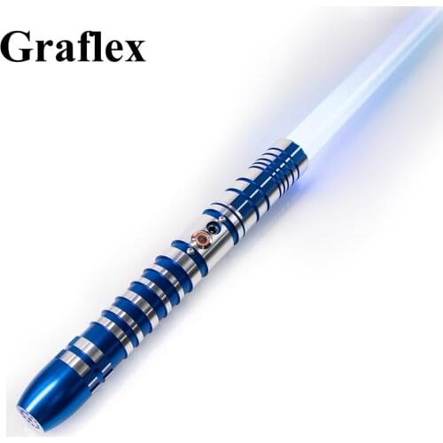 Graflex Lightsaber LED 9 Sound 5 Colors Metal Hilt Available Quick Charge Sound Volume Adjustment Led Saber Light Sword Neopixel