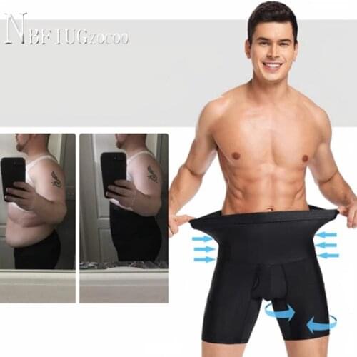 Slimming Panties Compression Shorts Body Shaper Tummy Control Shapewear Underwear Mens High Waist Shapers