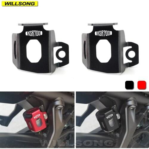 Rear Brake Reservoir Guard Oil Fluid Cup Cover Protector Cap For YAMAHA XSR700 XSR900 Motorcycle Accessories