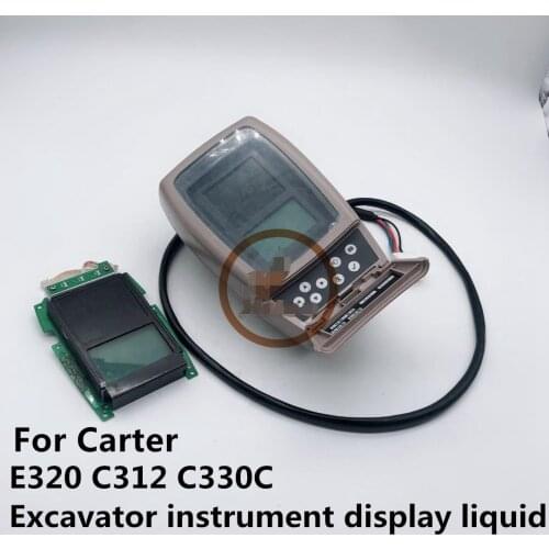 For Carter E320C 312C 330C Excavator Meter Display LCD Module LCD Panel LCD Screen High Quality Accessories Free Shipping