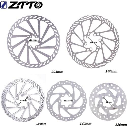 ZTTO 203mm/180mm/160mm/140mm/120mm 6 Inches Stainless Steel Rotor Disc Brake For MTB Mountain Road Cruiser Bike Bicycle parts