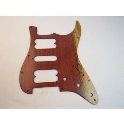 1PCS solid rosewood STRAT GUITAR HSH Pickguard #3607