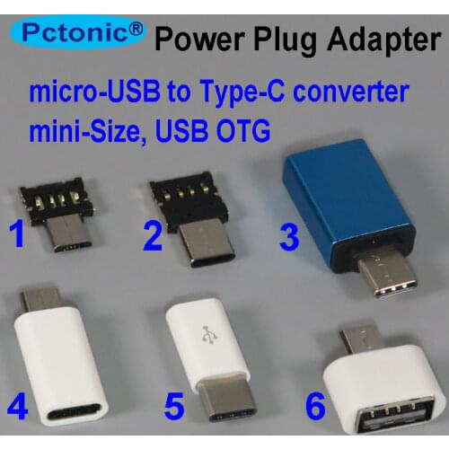 PCTONIC Type-C USB OTG adapter to micro-USB type-A female to male converter phone USB cable for flash Drive hard disk huawei