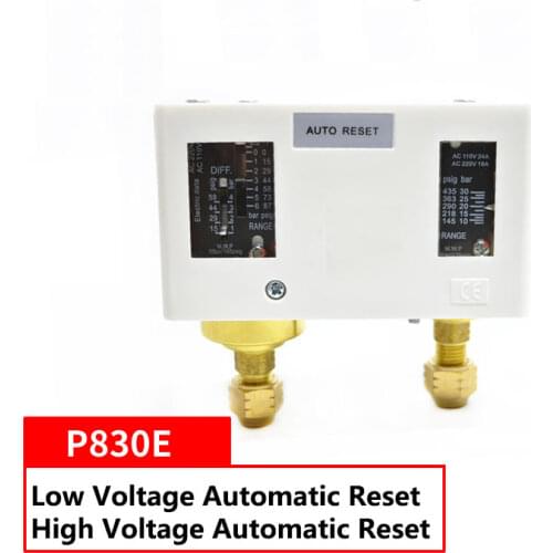 Cold storage unit pressure switch High and Low Pressure Controller P830HME P830E PC10E PC30DE