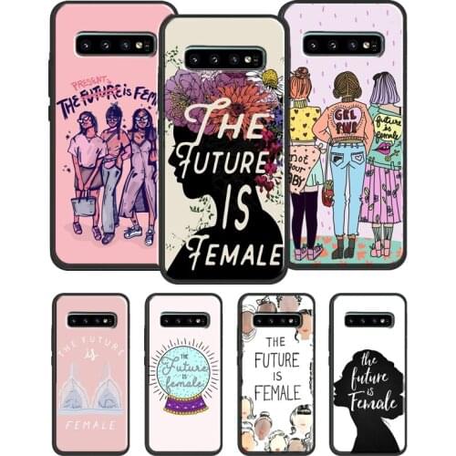 Future is Female Feminist Case For Samsung Galaxy S10 Lite S8 S9 S20 Plus S10e Note 20 Ultra Note 8 9 Note 10 Lite