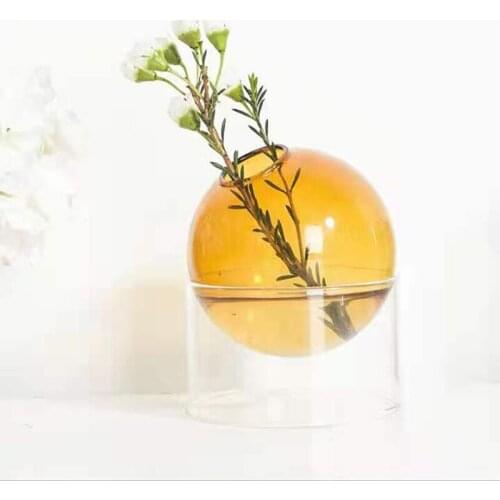 Ins Creative Floreros Украшения Для Комнаты Flower Terrarium Home Grass Vases Decoracion Para El Hogar Aesthetic Room Deco