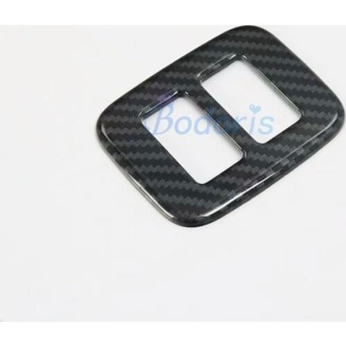 For Toyota Alphard VELLFIRE 30 2016-2019 Interior Carbon Fiber look Seat Adjust Switch Cover Trim Frame Auto Car Accessories