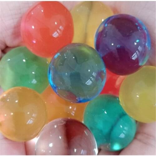 5Pcs Big Crystal Soil Pearl Shape Water Beads Mud Grow Magic Jelly Ball Kids Home Decor Hydrogel Beads Decoration Children Toy