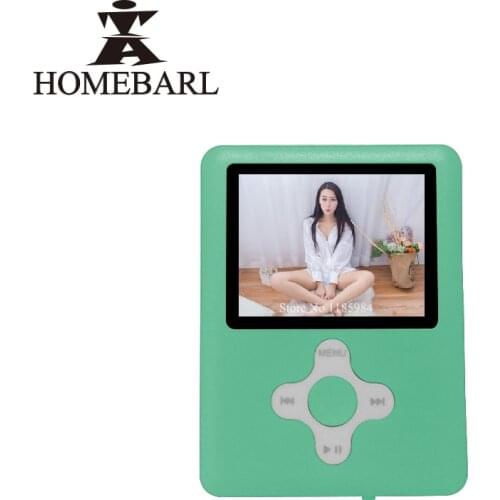 HOMEBARL Slim 1.8" 4th LCD Video Music MP4 Player With Micro SD Card / TF Cards Slot But No Memory Kids Children Study Hot Gift