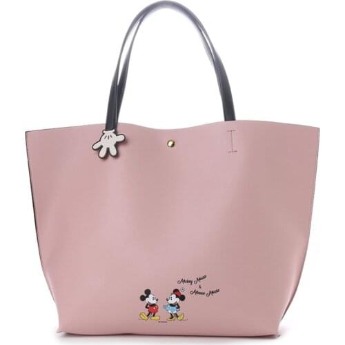 New Disney Fashion Printing Mickey Minnie Multifunction Mummy Bag Outdoor Shopping Large Capacity Baby Handbag Big Shopping Bag