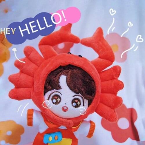 [MYKPOP]KPOP Dolls Clothes & Accessories: Crab Hood for 15cm 20cm doll (without doll) Fans Collection SA20080608