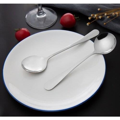 Stainless Steel 5/10/pcs Spoon Dishes Sets Dinnerware Long Handle Cutlery Kitchen Cooking Tableware Trending Products 2018