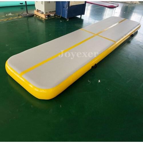 Air Track Tumbling Mat For Gymnastics Inflatable Airtrack Floor Mats With Electric Air Pump For Home Use Cheerleading Training