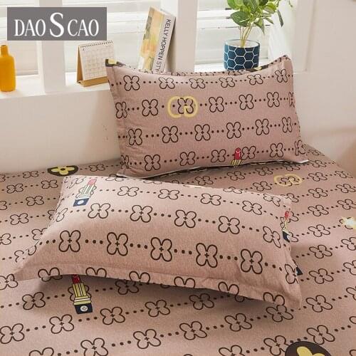 2021 New Product 2pcs 100%Polyester Super Soft Printed Pillowcase Household Pillowcase