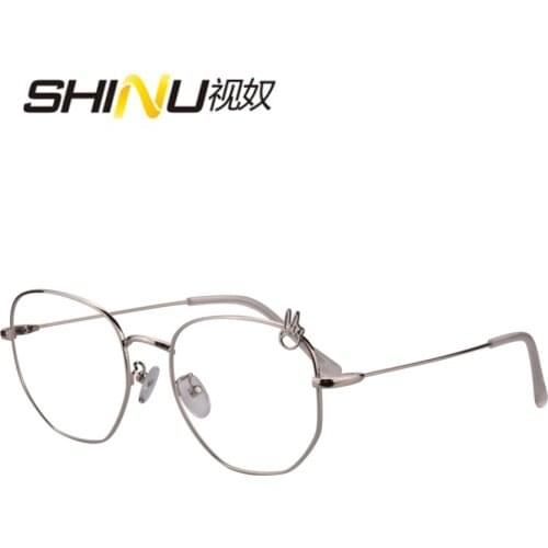 Women Men Myopia Glasses Women Men Optical Eyeglasses Anti Blue Ray Prescription Eyewear UV400 Antifatigue Reader 0 to -3.0