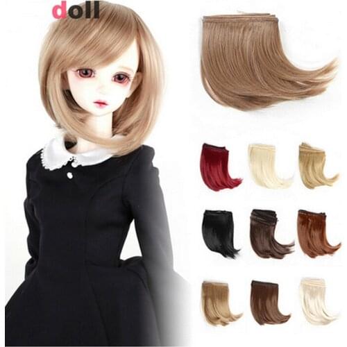 20PCS/LOT Wholesale Dolls Accessories Synthetic Fiber Wigs DIY 1/3 1/6 Doll Wig Hair For BJD Dolls
