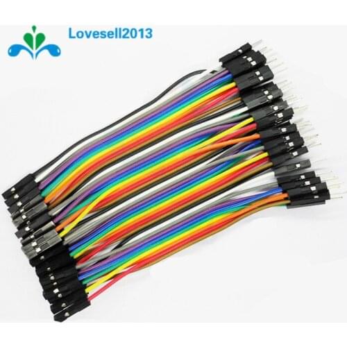 5pcs x 40PCS Dupont 10CM Male To Female Jumper Wire Ribbon Cable for Arduino 100% Origin New