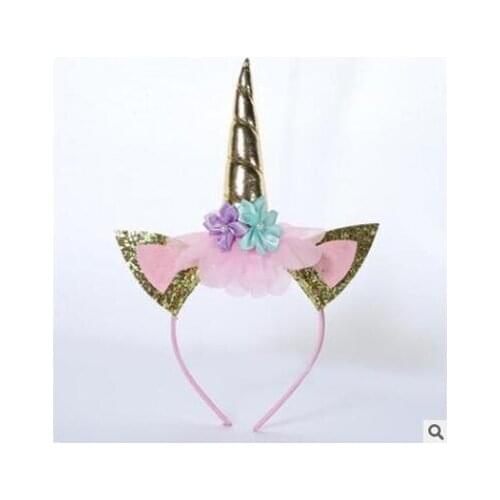 Girls Dress Accessories Crown Cute Sweet Childrens Unicorn Crown Newborn Photography Props