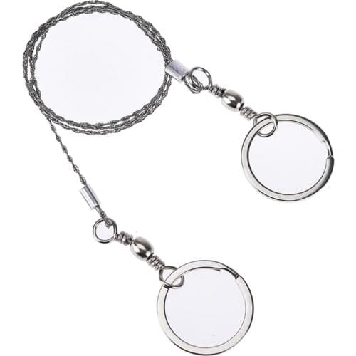 Portable Stainless Steel Wire Saw Outdoor Survival Self Defense Camping Hiking Hunting Chainsaws Hand Saw Fret Saw Tools