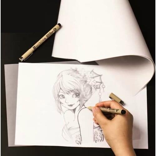 Line Drawing Special Paper Copy Paper Painting Painted with Fine Art Only Students Beginners Thick Rubbing Paper Calligraphy