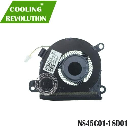 Laptop CPU Cooling Fan NS45C01 DC05V 0.50A 18D01 4PIN for ASUS ZenBook Pro 14 UX450F UX480FD 13NB0JU0T03011 13N1-5TP0101