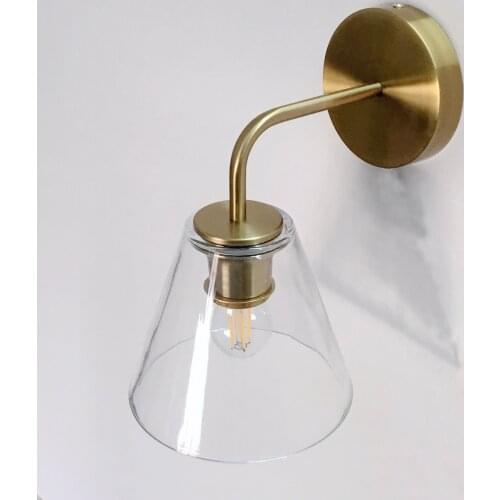 Vintage industrial decor crystal living room corridor aisle luminaria de parede home deco