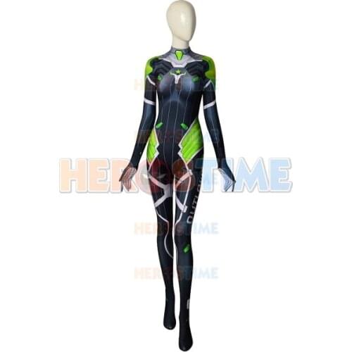 Adults Kids D.Va Houston Outlaws Cosplay Costume Hana Song DVA Plugsuit Superhero Halloween Bodysuit Zentai Second Skin Suit