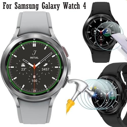 5PC/lots Protective Film Tempered Glass For Samsung Galaxy Watch 4 Classic 46MM 42MM 44MM 40mm Screen Protector Guard 9H Clear