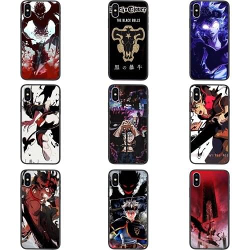 Protective Phone Covers Flash Black Clover Asta Anime For Galaxy A02 A22 A71 A51 A50 A42 A40 A32 A31 A30S A21S A20 A20S A20E