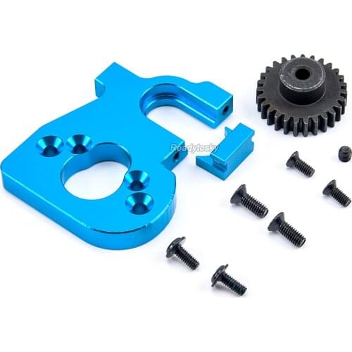 1/14 Metal RC Motor Seat Car & 27T Pinion Gear for WLtoys 1:14 144001 Upgrade Parts