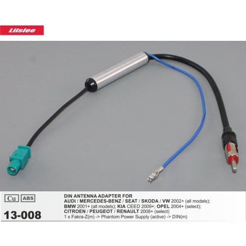 Car Radio Antenna Adapter Wire For SEAT Alhambra/Arosa/Altea/Cordoba/Exeo/Ibiza/Inca/Leon/Mii/Toledo/Tribu