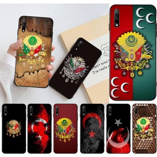 CUTEWANAN Turkey Turkish Ottoman Empire Coat Of Arms Soft Phone Case Capa for Huawei Honor 30 20 10 9 8 8x 8c v30 Lite view pro