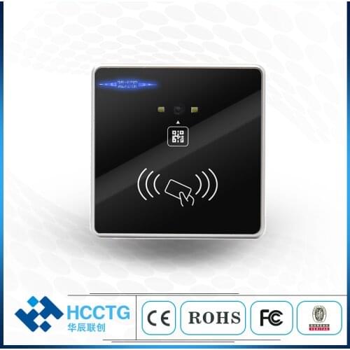 Cheap Outdoor Access Control Wiegand26/34, RS232, USB, RS485,TTL In One Machine RFID Card Reader QR Code Barcode Scanner HM30