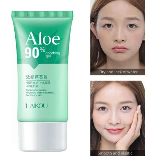 60g Aloe Soothing Gel Skin Care Products Refreshing Moisturizing Cream Improve Dry Cracked Skin Dry Fine Lines Clogged pores