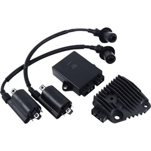 Motorcycle CDI Box Ignition Regulator Coil set Kit For YAMAHA XV250 Route 66 LIFAN LF250